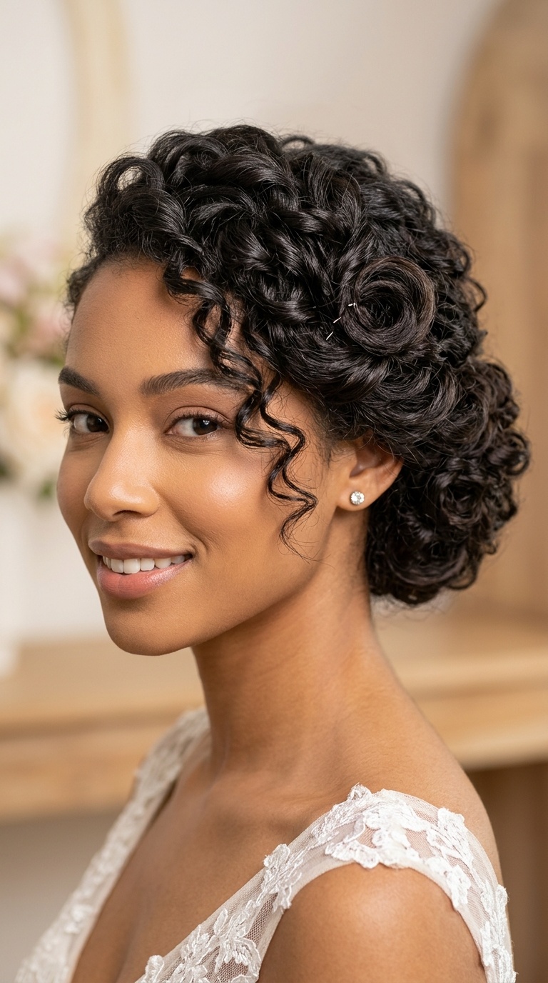 Side-Swept Textured Roll