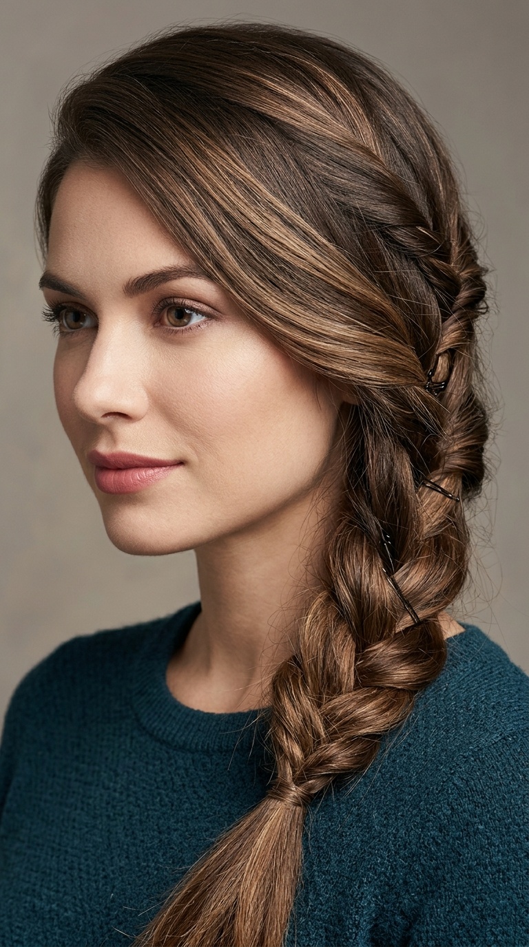 Side-Swept Twisted Pins