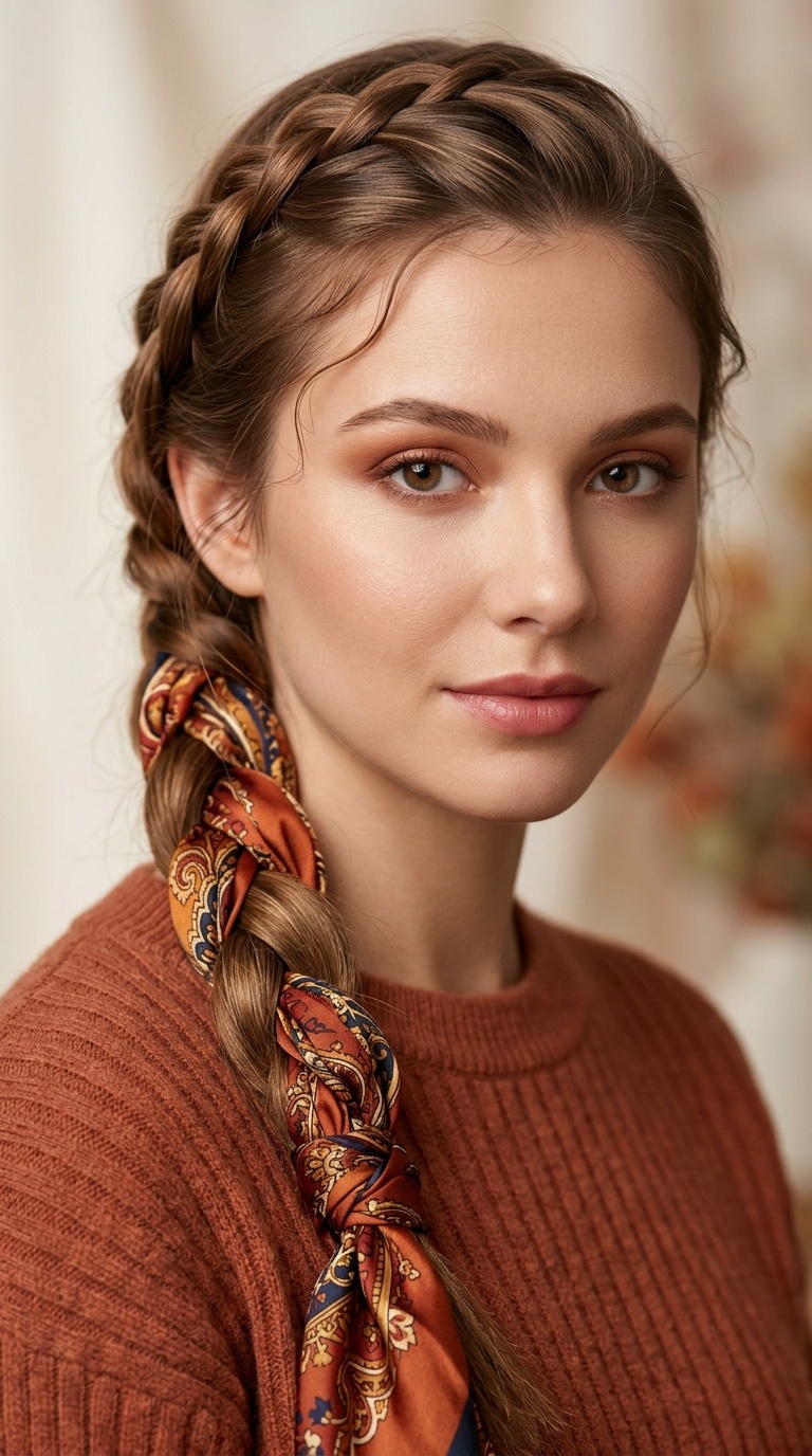 Silk Scarf Braid