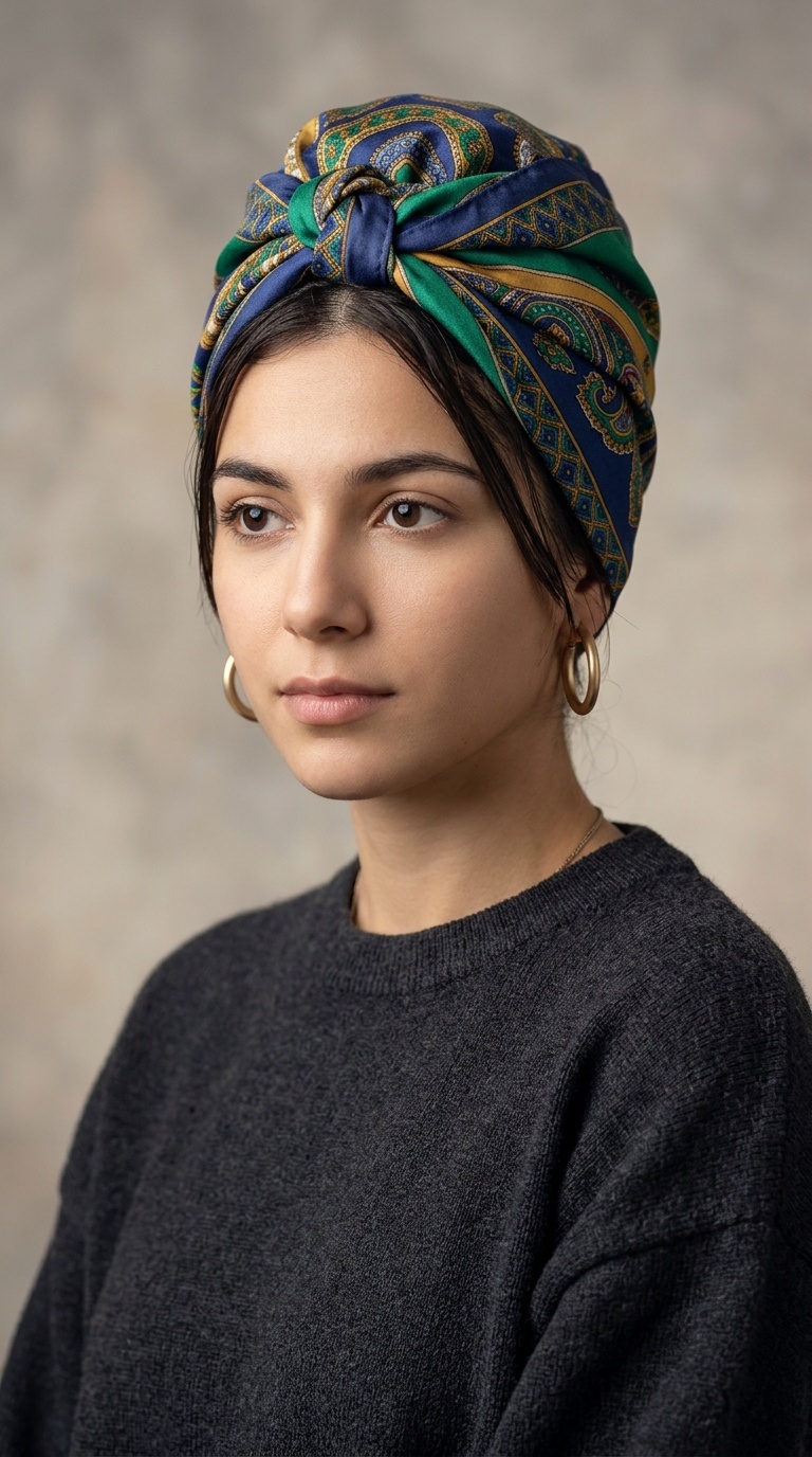 Silk Scarf Wrap