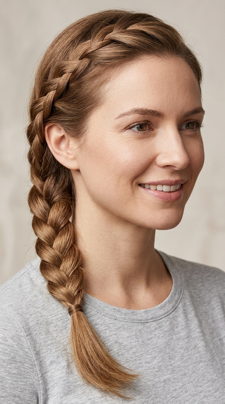 Simple Side Braid