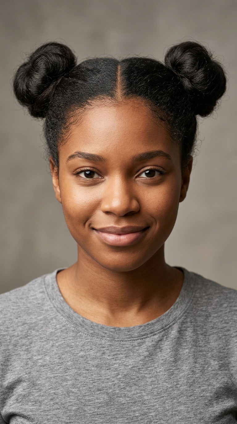 Simple Space Buns