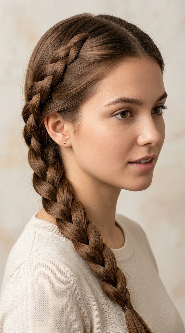 Simple Three-Strand Braid