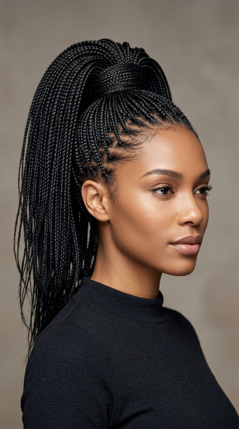 Sky-High Micro Braided Pony