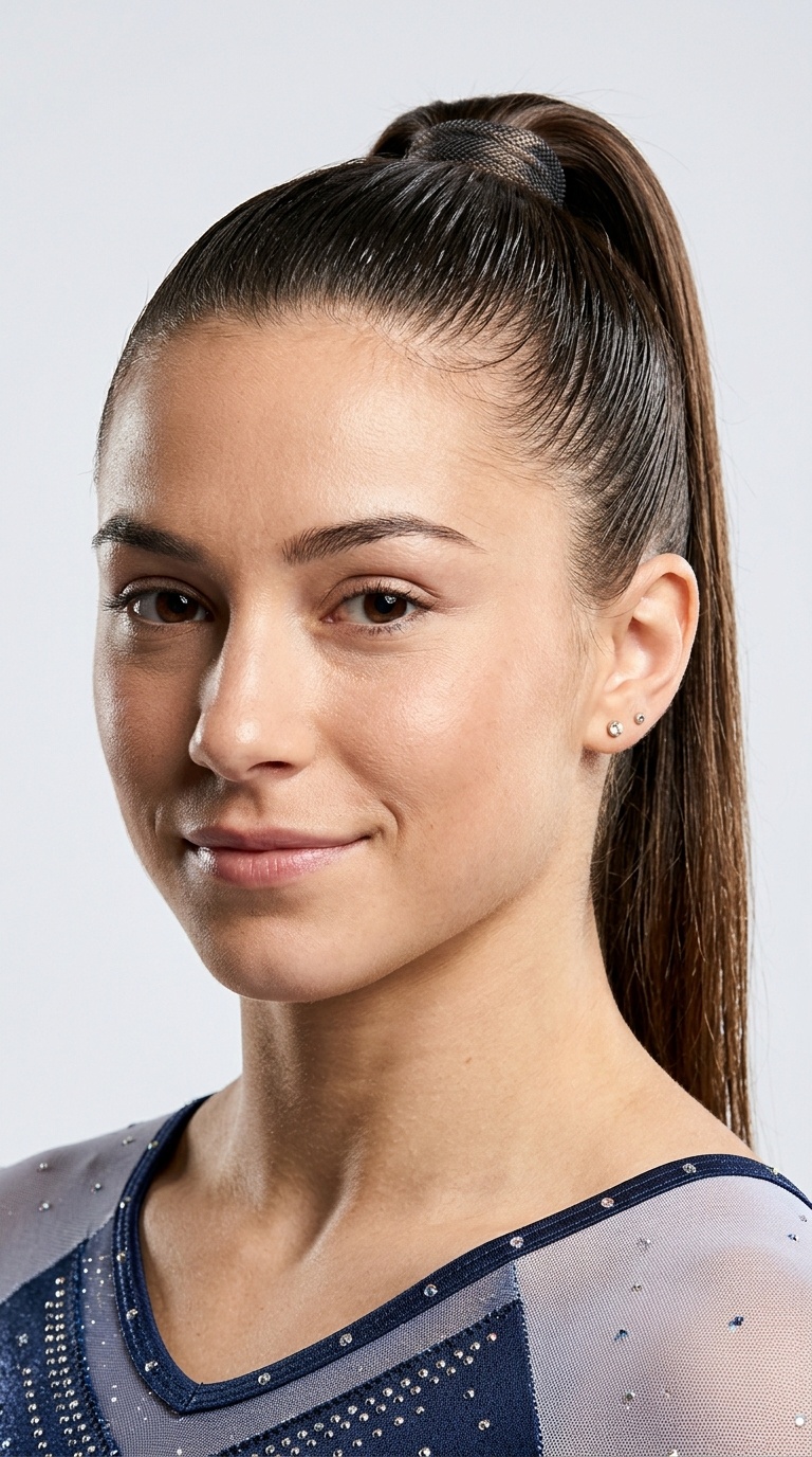 Sleek Back Slicked Ponytail