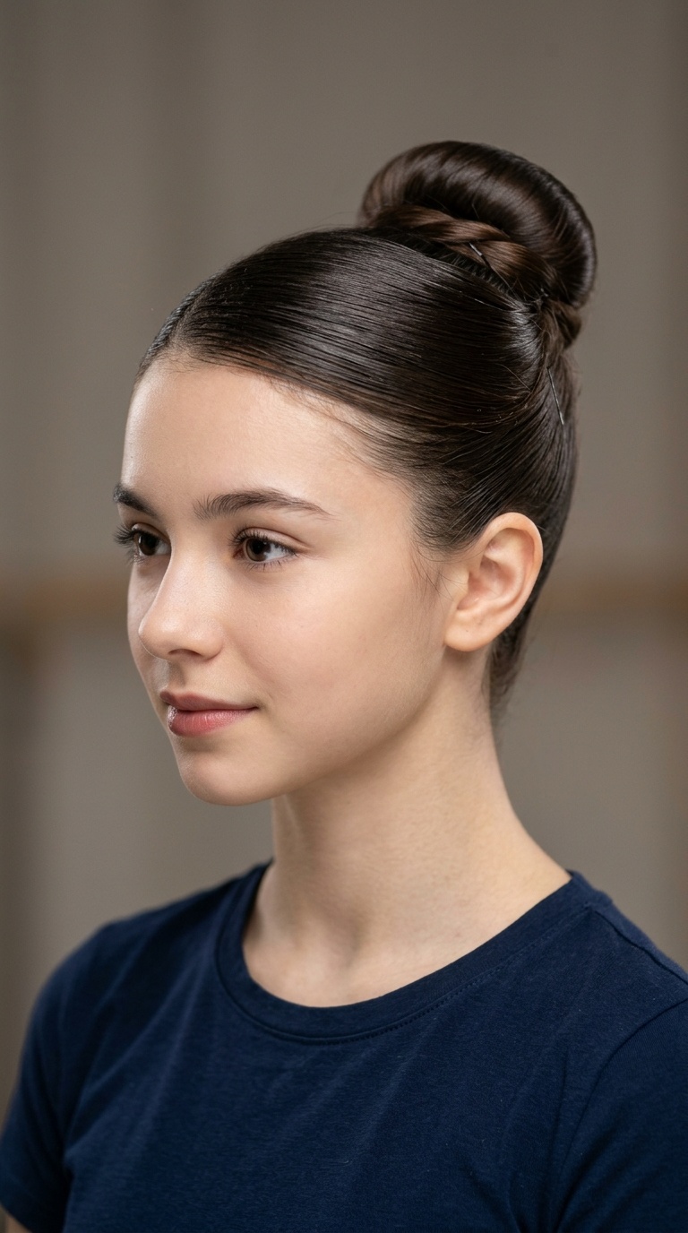 Sleek Ballerina Bun