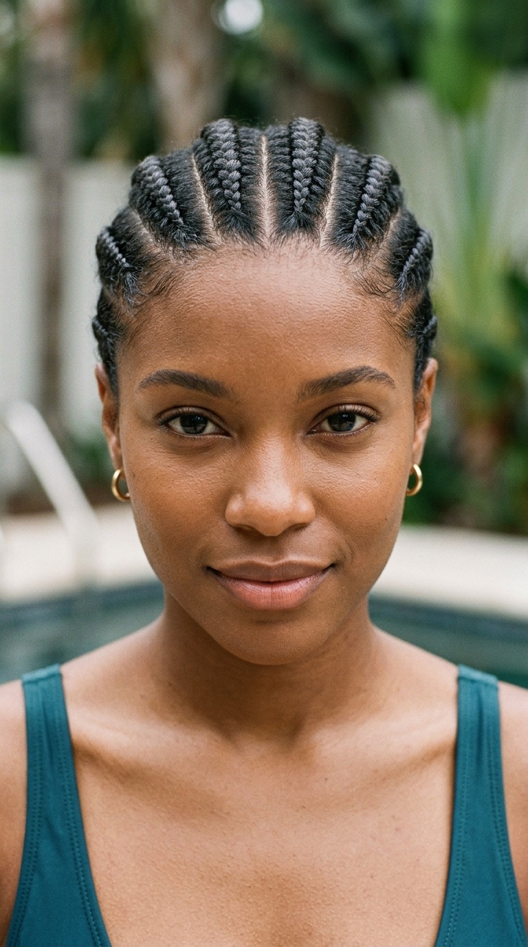 Sleek Cornrows