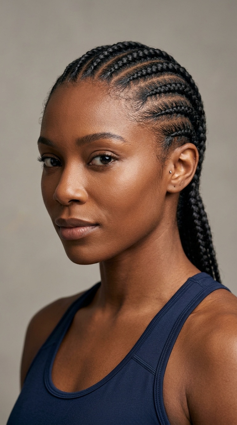 Sleek Cornrows