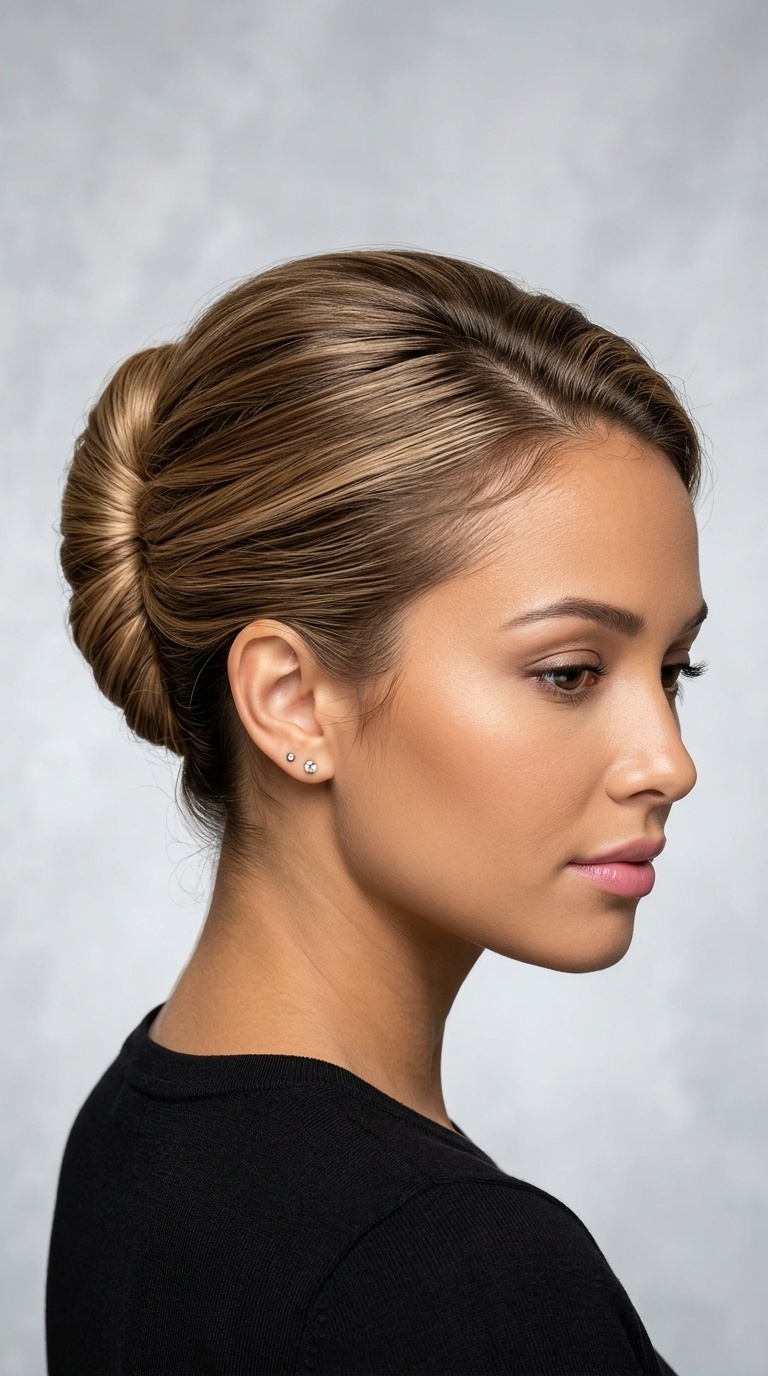Sleek French Twist