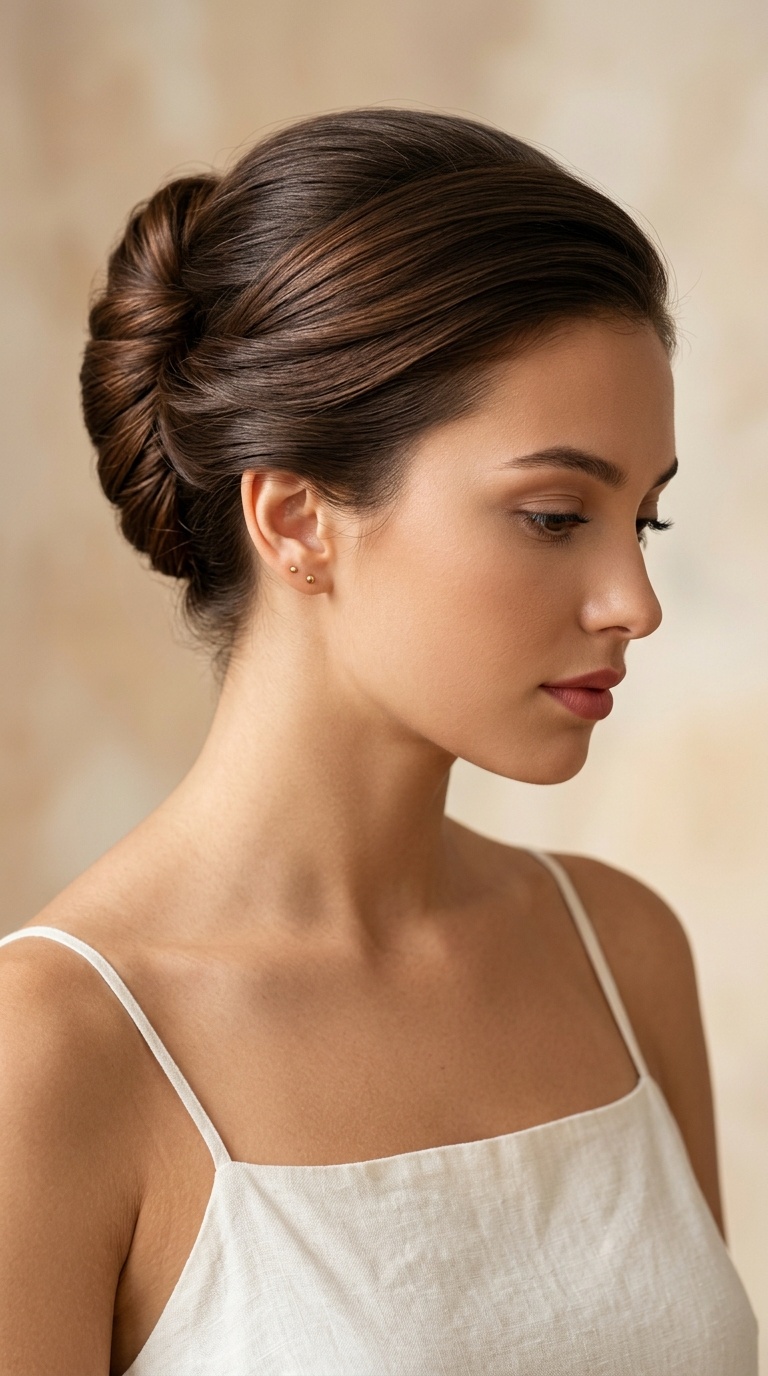 Sleek French Twist