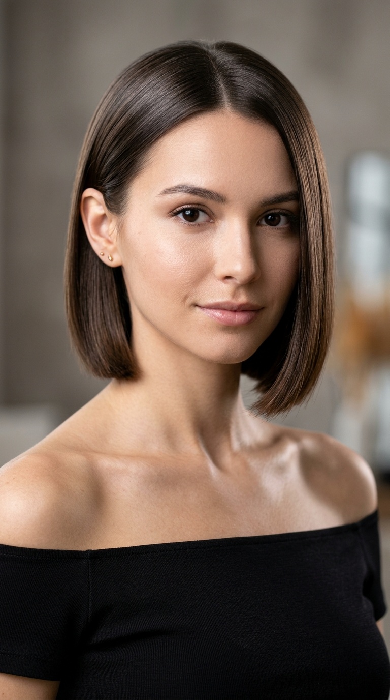 Sleek Glass Bob