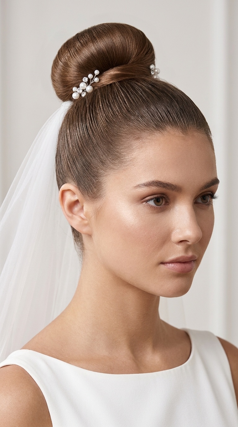 Sleek High Ballerina Bun