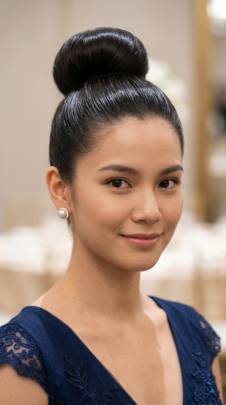 Sleek High Bun