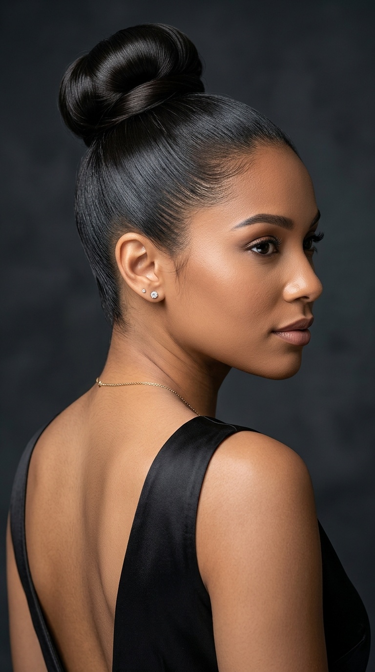 Sleek High Bun