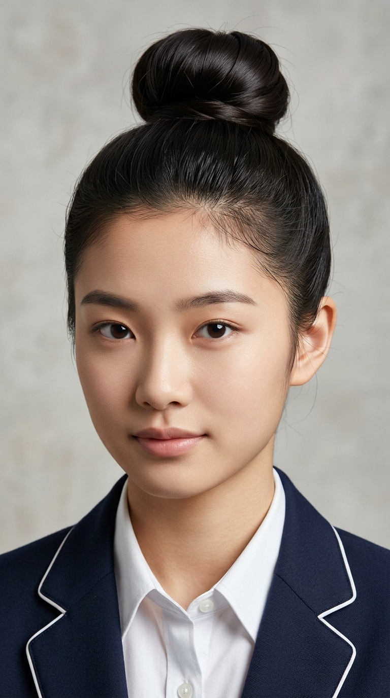 Sleek High Bun