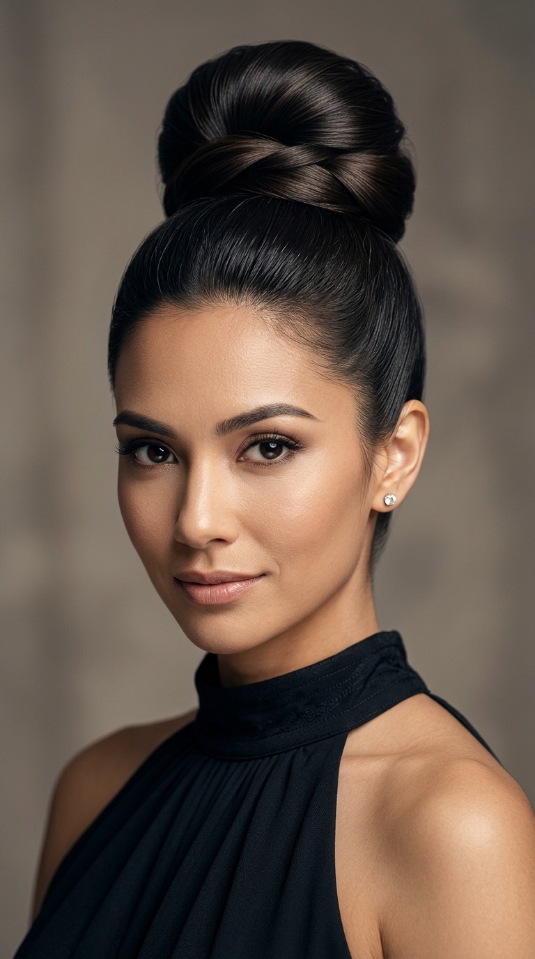 Sleek High Chignon