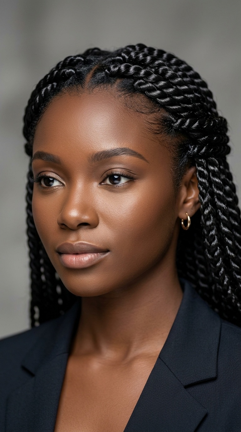Sleek High-Gloss Twists