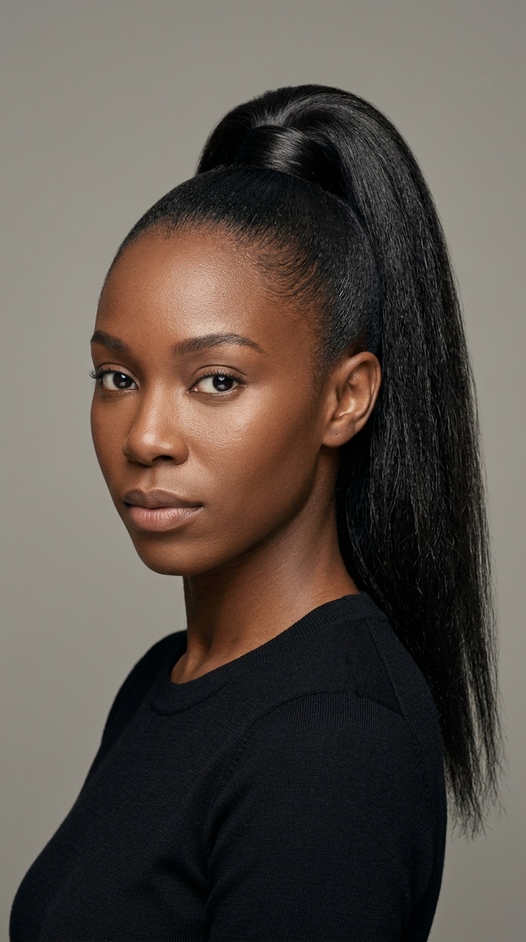 Sleek High Ponytail