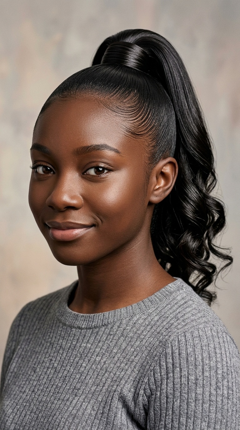 Sleek High Ponytail