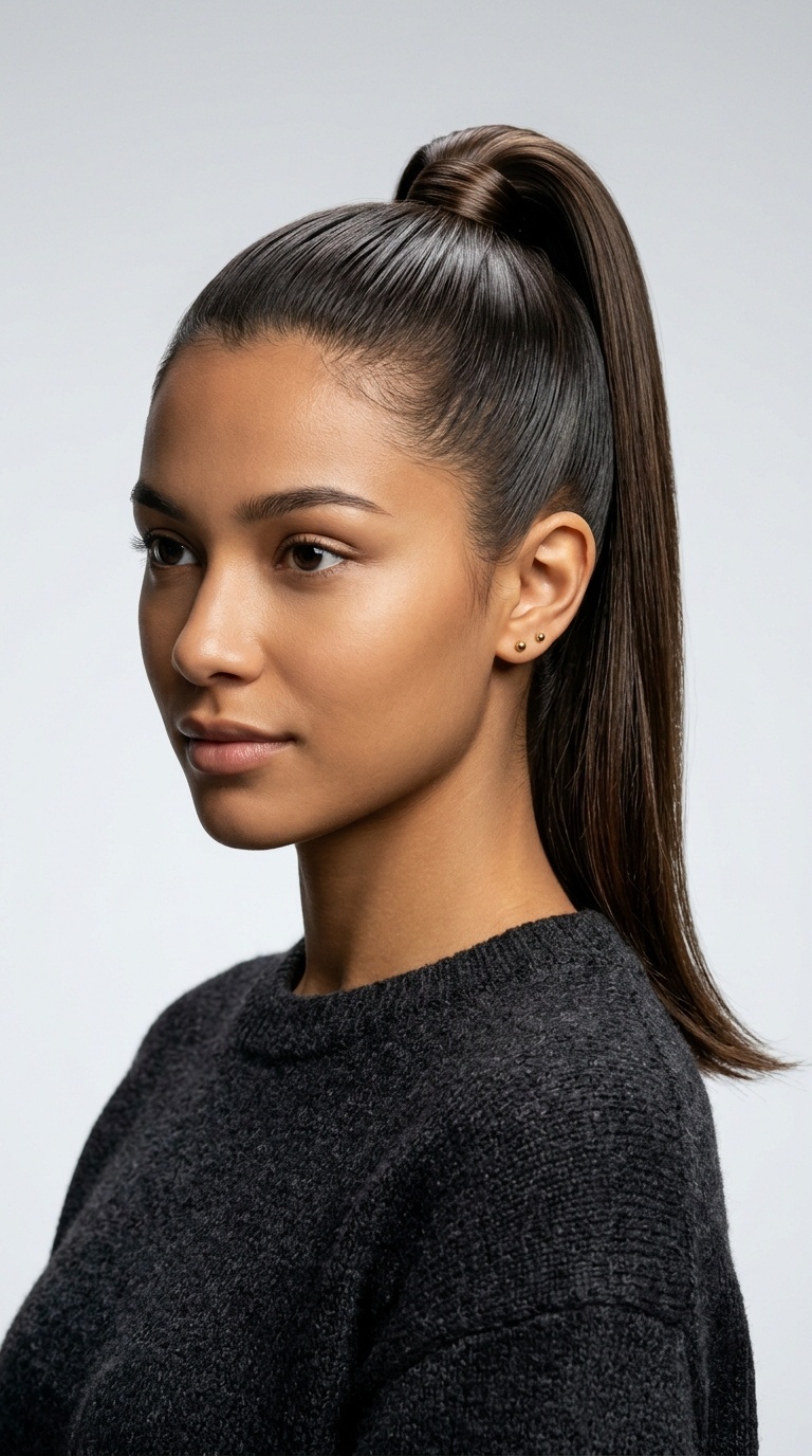 Sleek High Ponytail