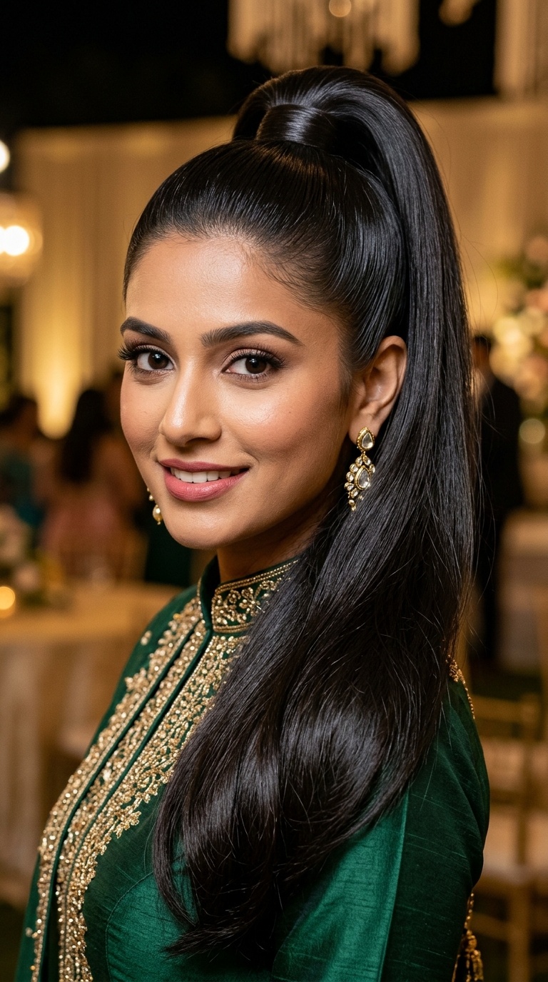 Sleek High Ponytail