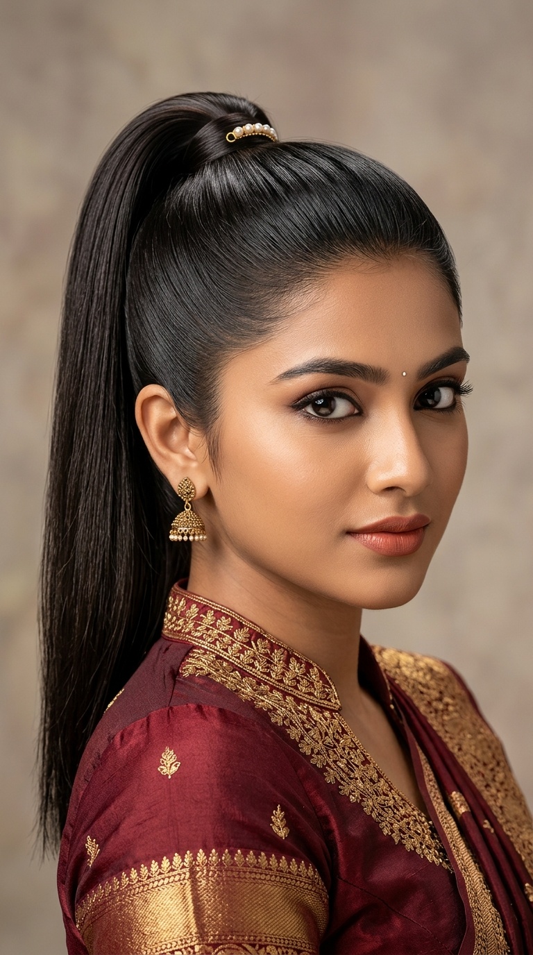 Sleek High Ponytail