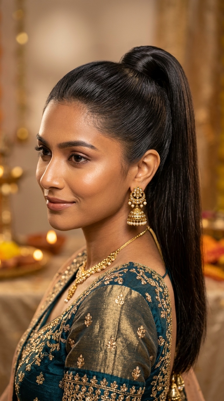 Sleek High Ponytail