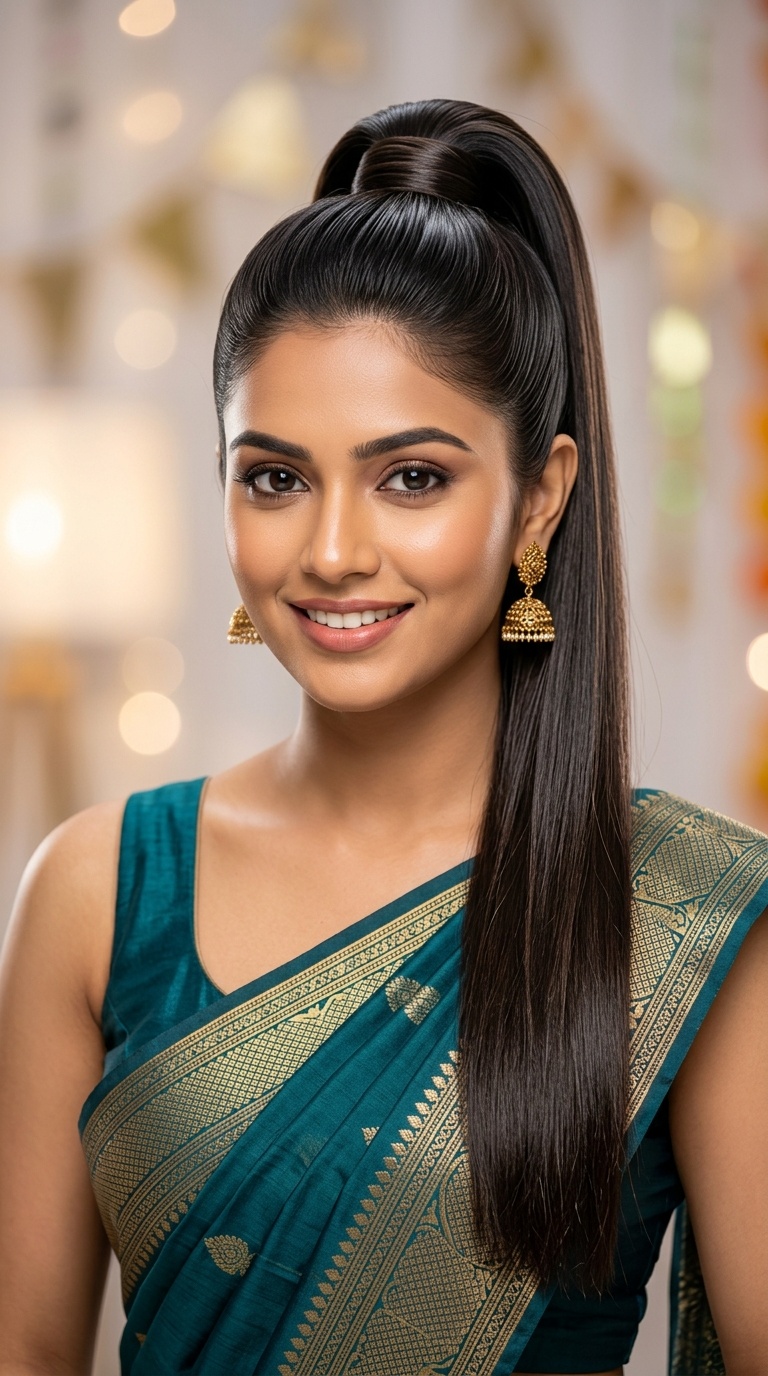 Sleek High Ponytail