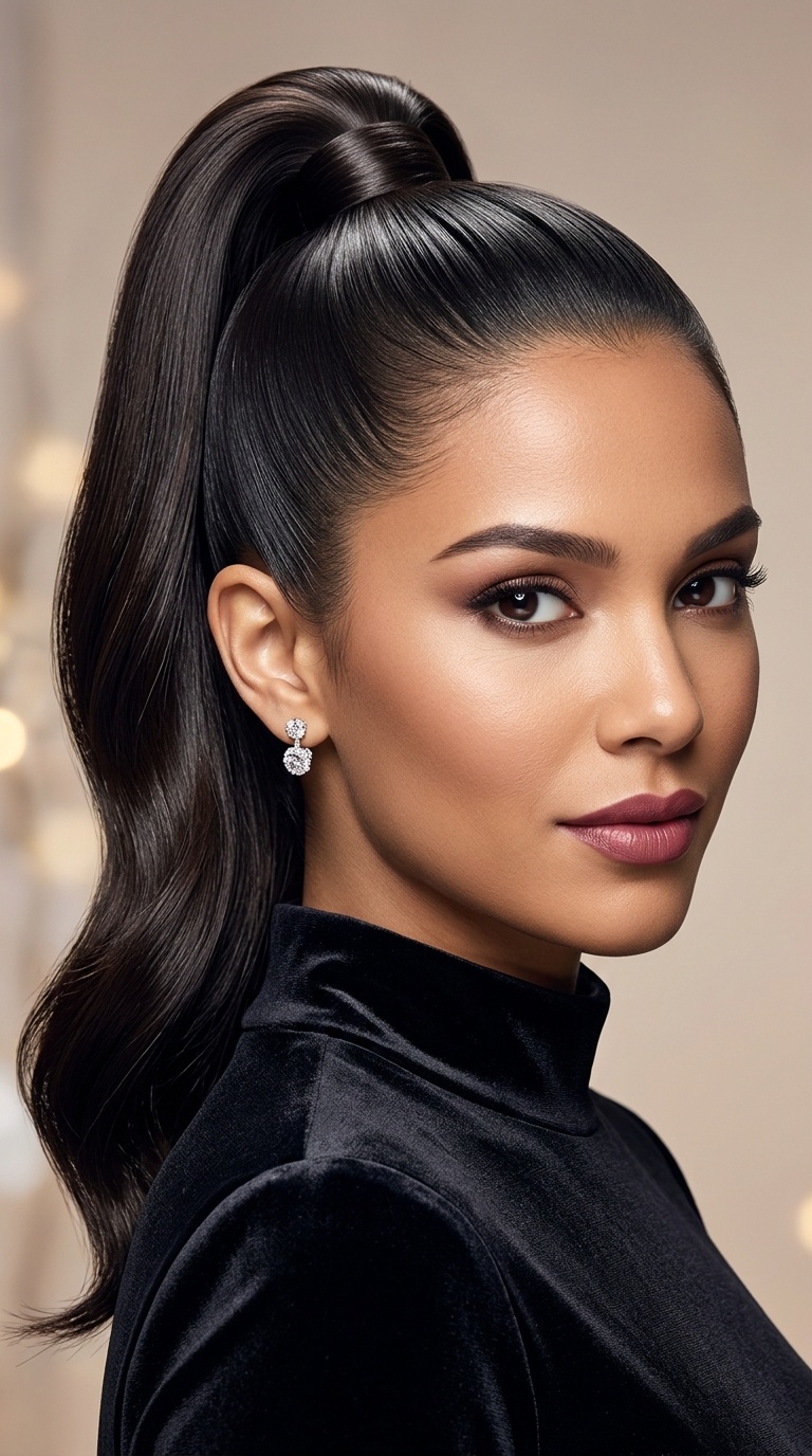 Sleek High Ponytail