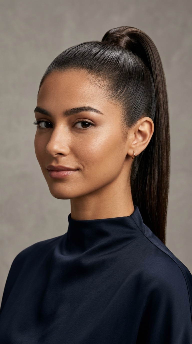 Sleek High Ponytail