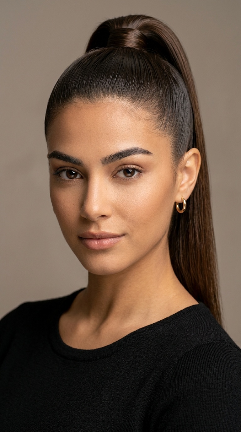 Sleek High Ponytail