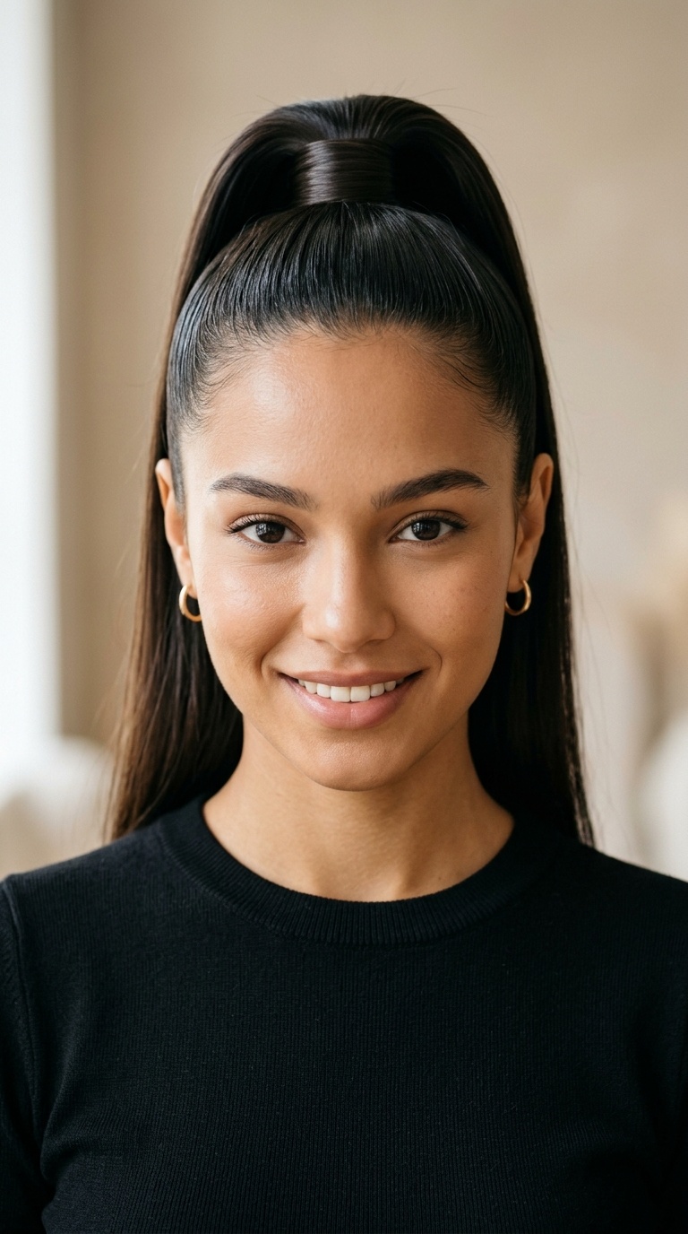 Sleek High Ponytail