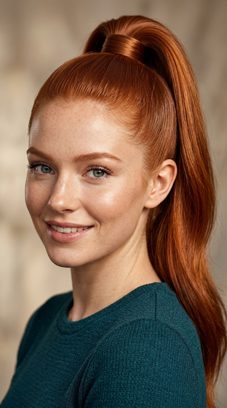Sleek High Ponytail