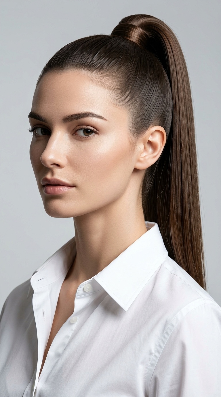 Sleek High Ponytail