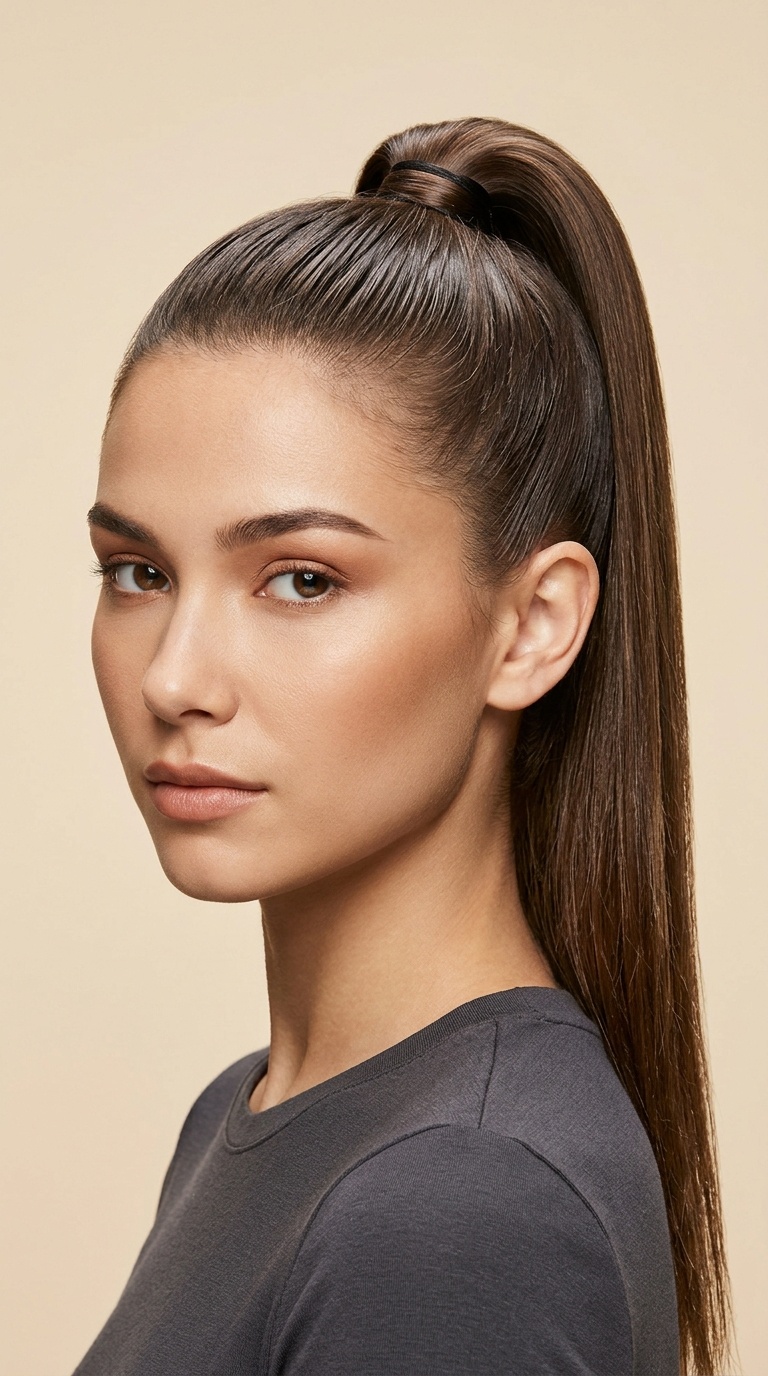 Sleek High Ponytail