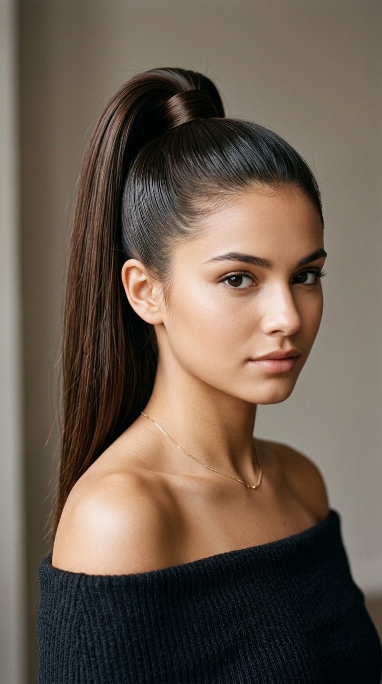 Sleek High Ponytail