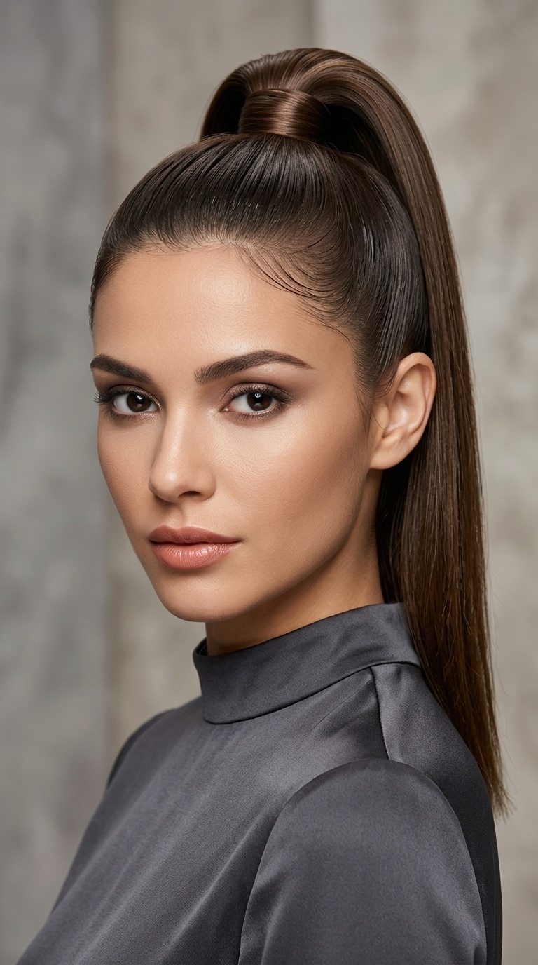 Sleek High Ponytail