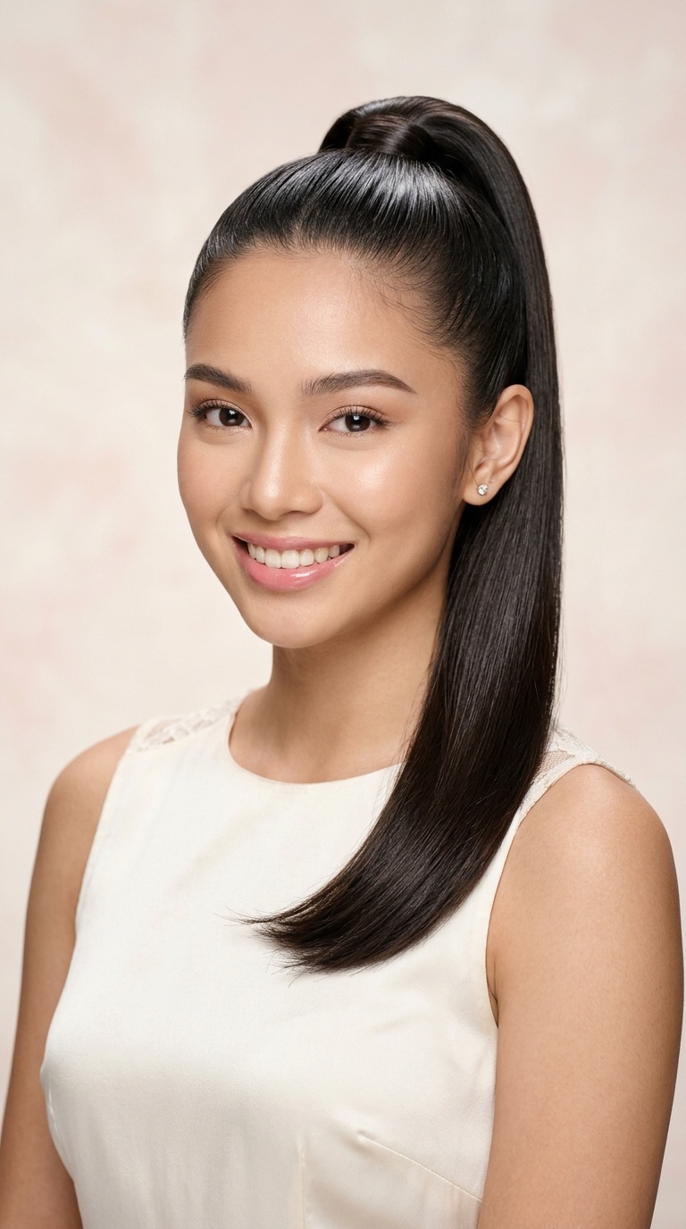 Sleek High Ponytail
