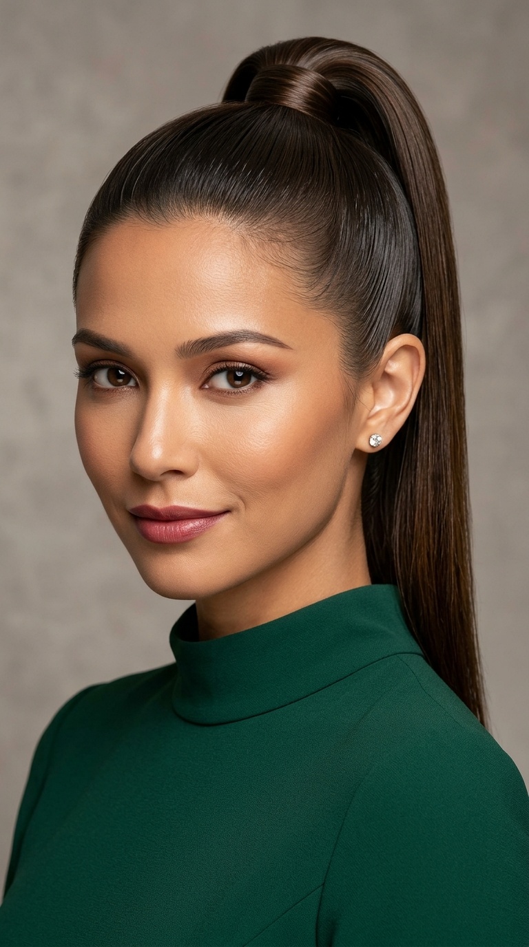 Sleek High Ponytail