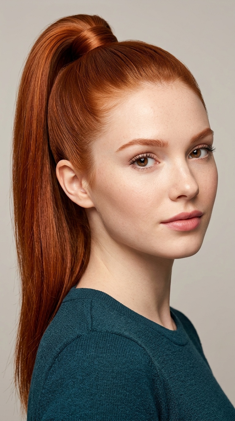 Sleek High Ponytail