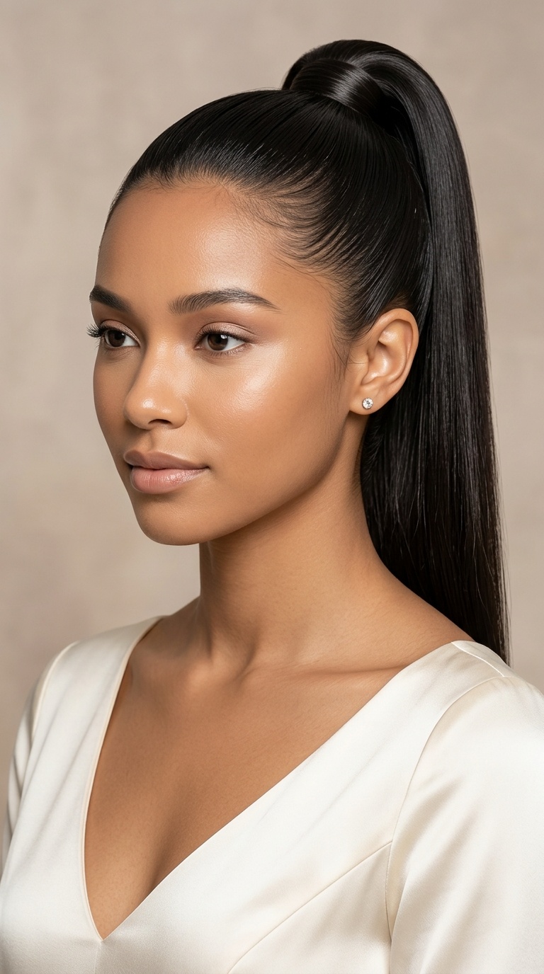 Sleek High Ponytail