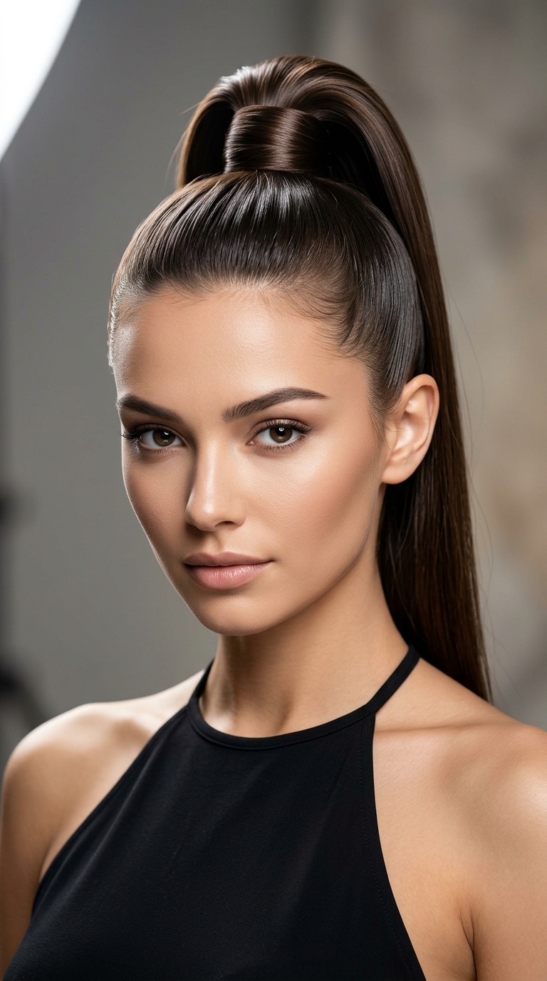 Sleek High Ponytail