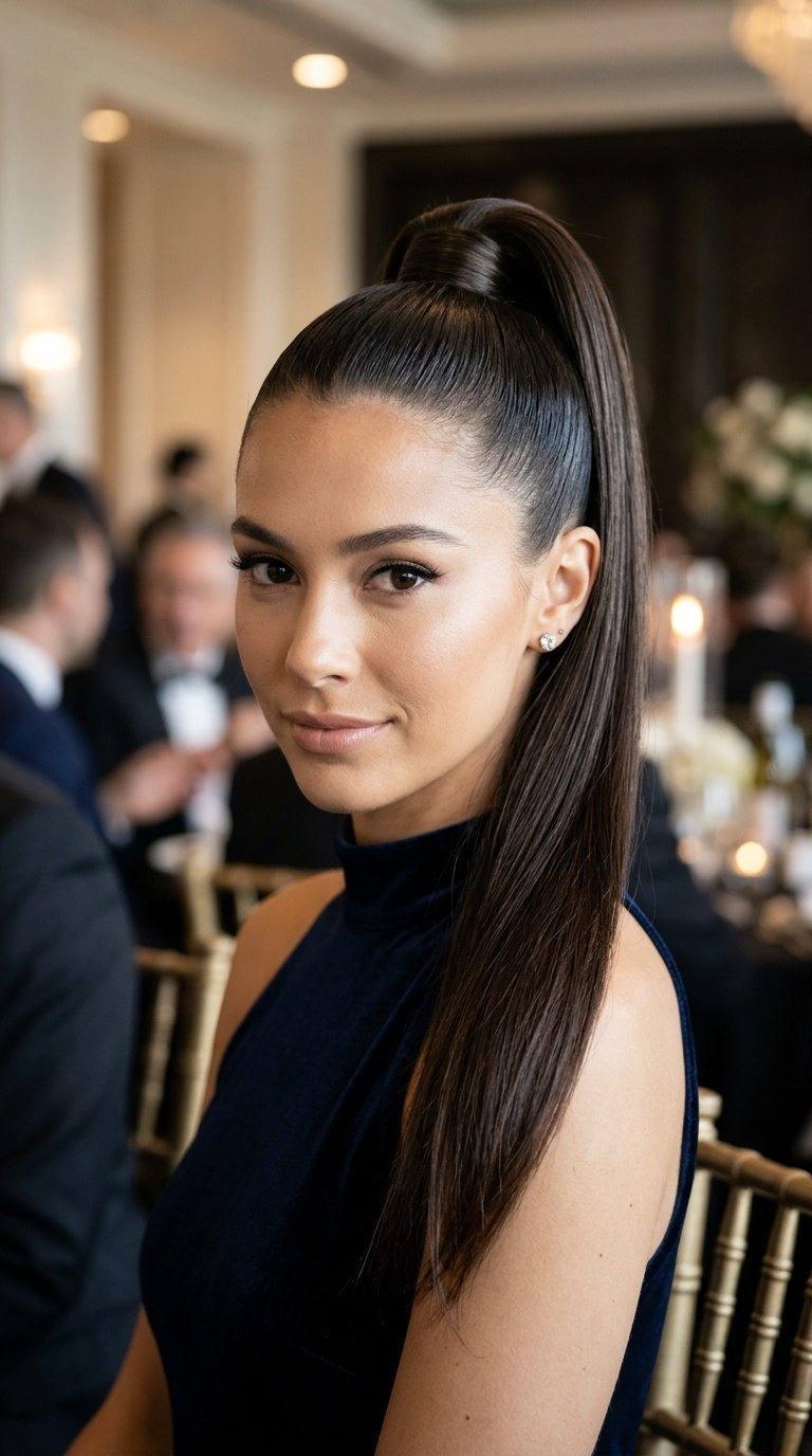 Sleek High Ponytail