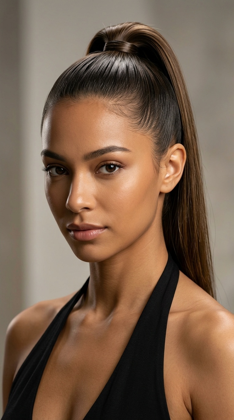 Sleek High Ponytail