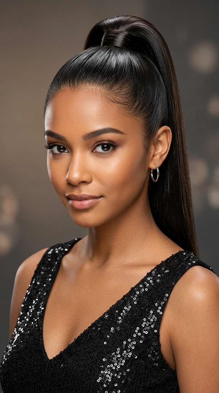 Sleek High Ponytail