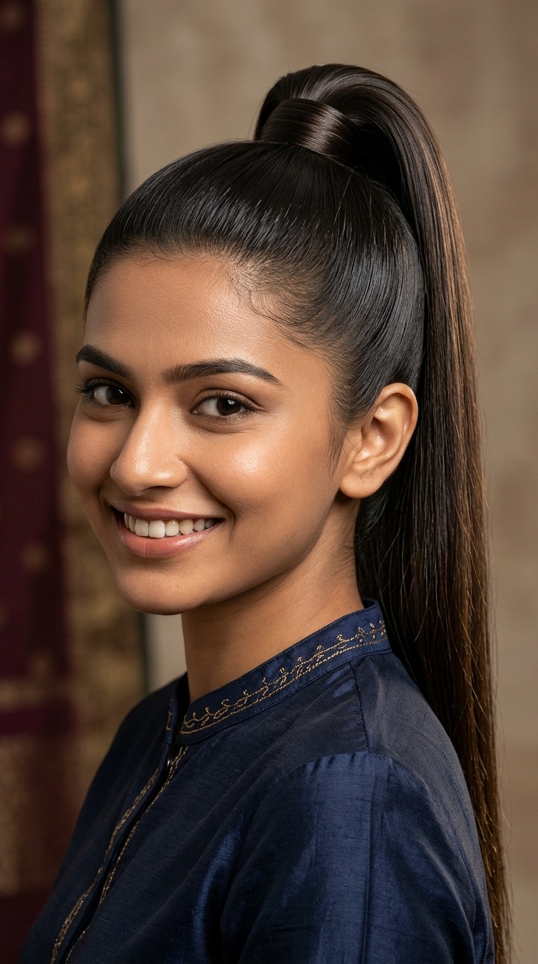 Sleek High Ponytail