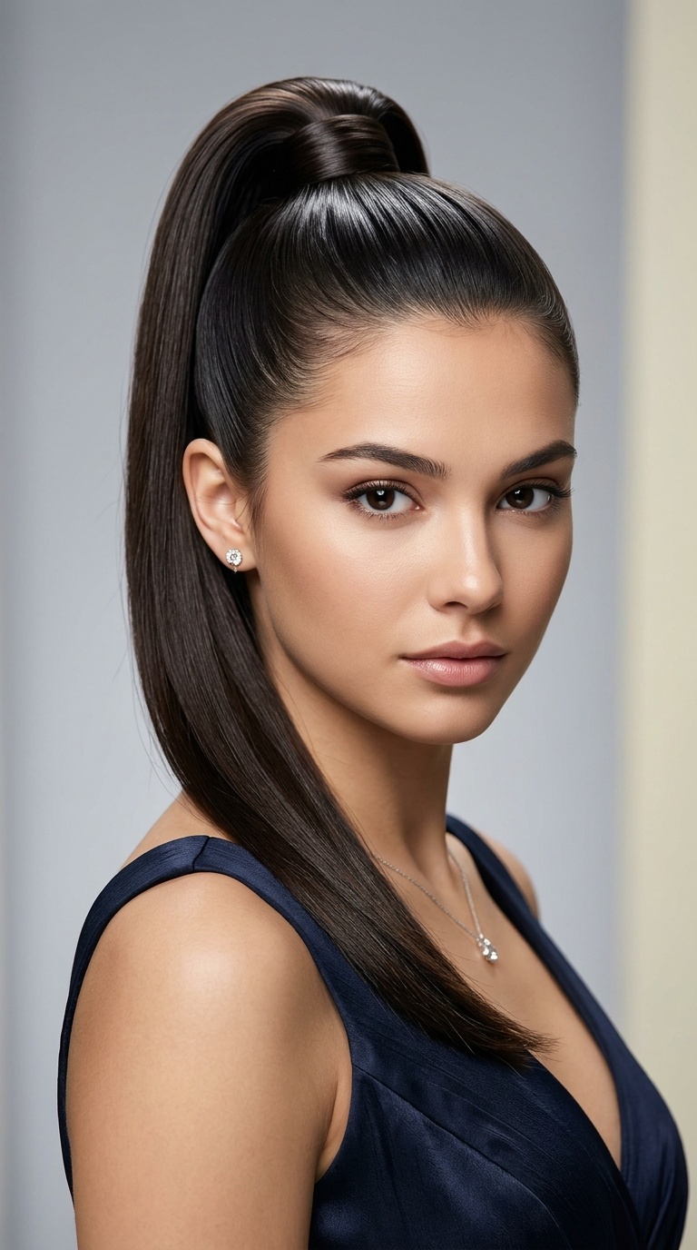 Sleek High Ponytail