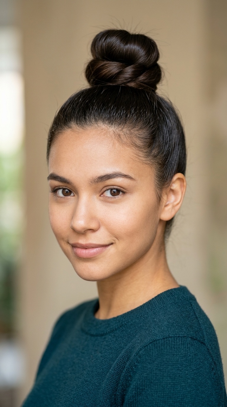 Sleek High Top Knot