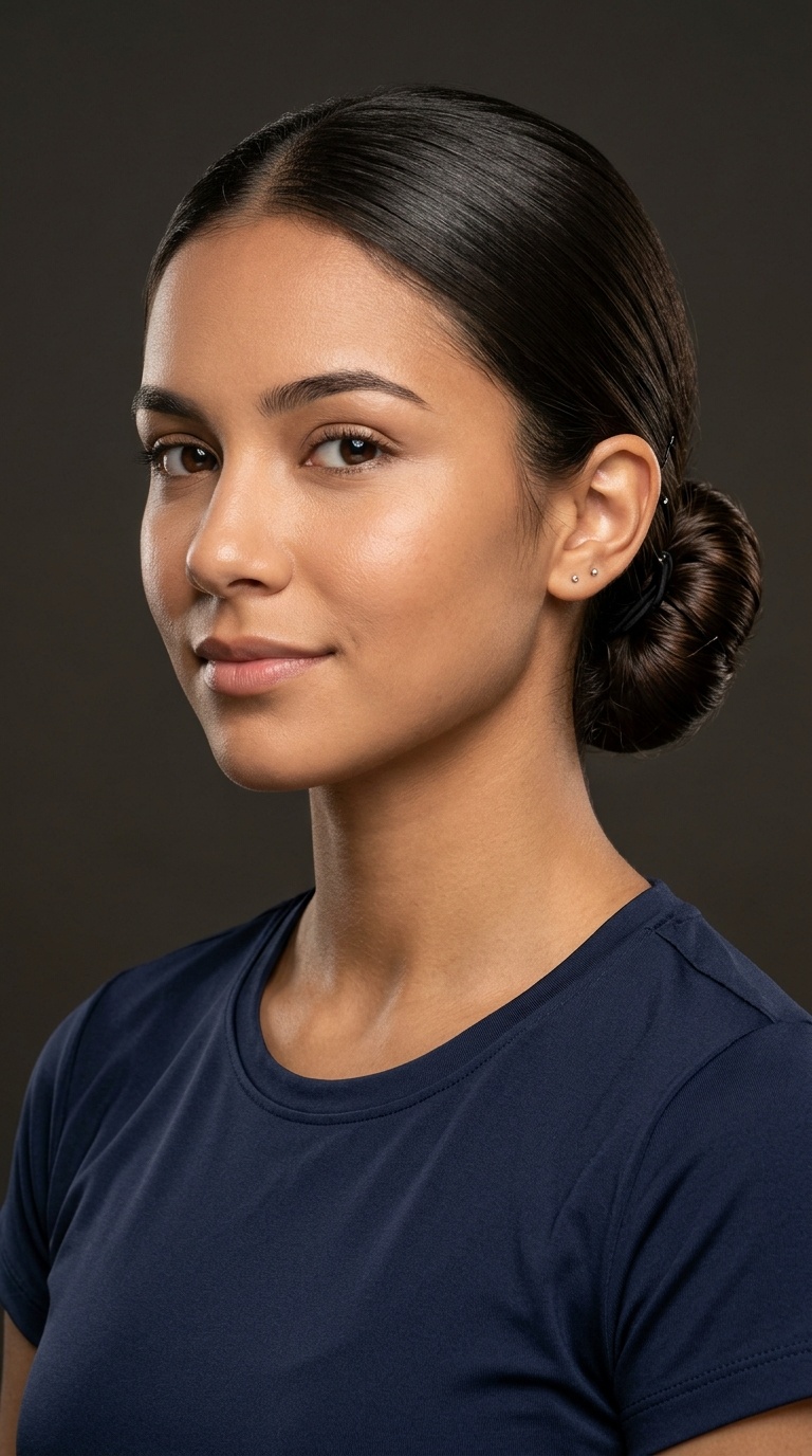 Sleek Low Bun