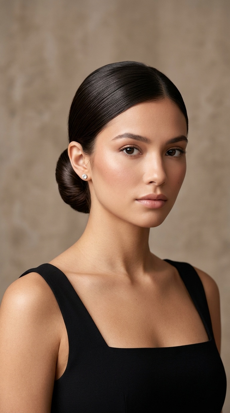 Sleek Low Bun